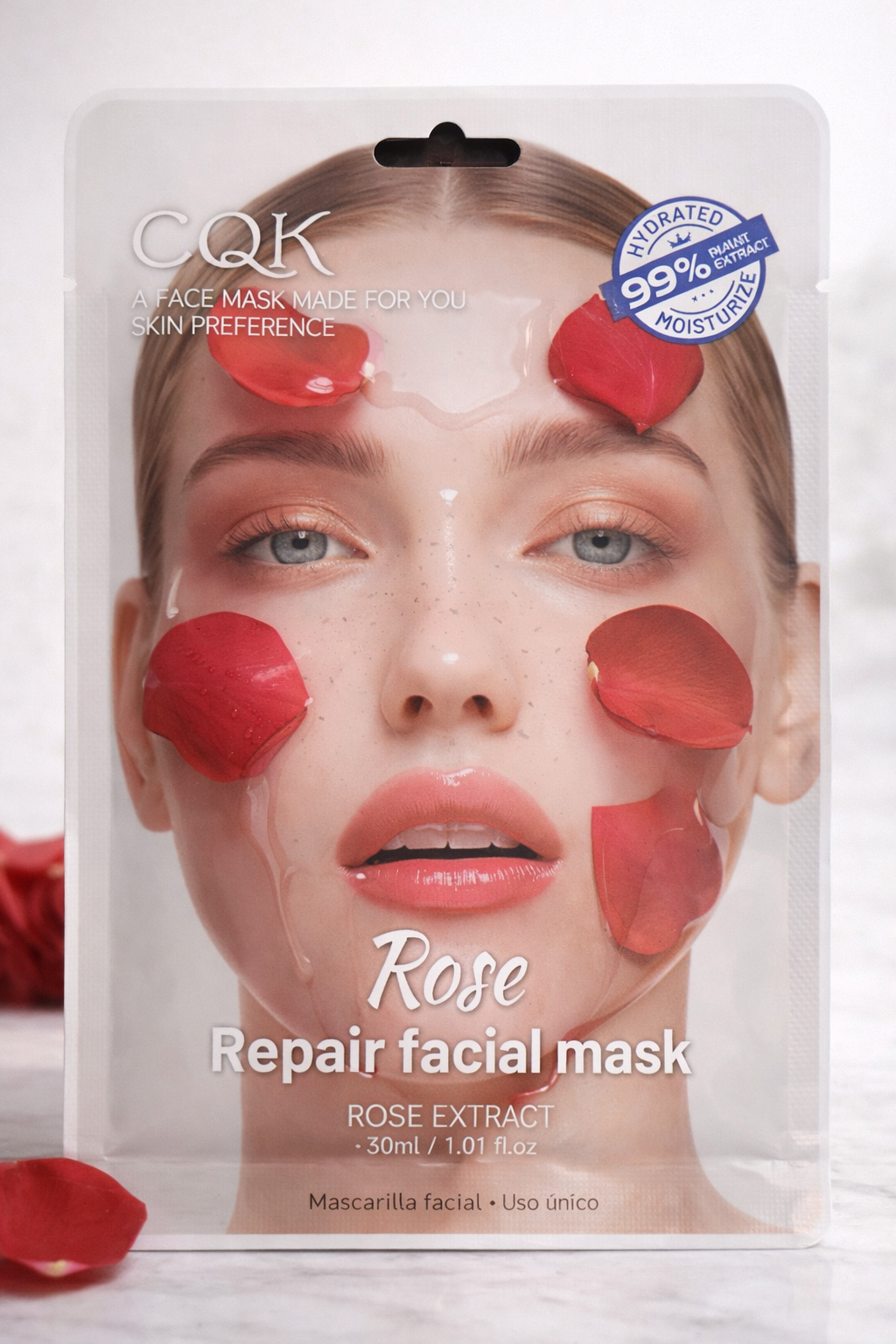 🌹 Mascarilla Facial Reparadora de Rosa