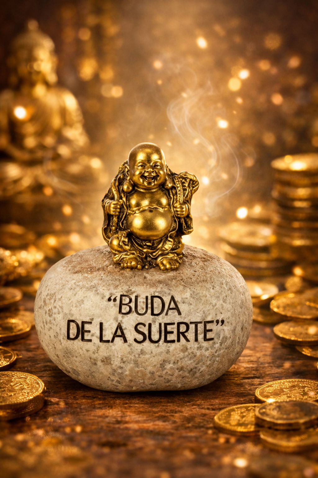 PIEDRA BUDA DE LA SUERTE – 5 × 3,5 × 6 cm