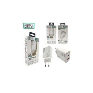 Cargador rápido 35W con doble salida USB y Tipo C