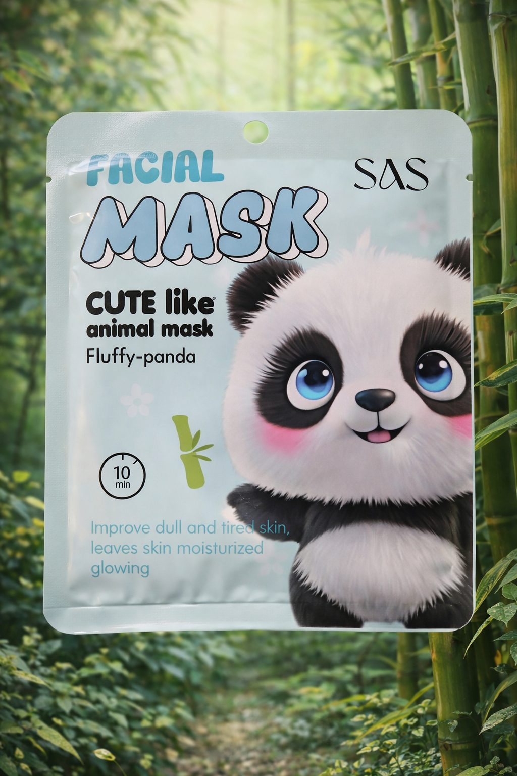 Mascarilla facial panda 🐼 | Hidratante y efecto glow