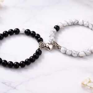 Pulseras Magnéticas para Parejas con Corazón ❤️