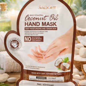 ✨ Mascarilla hidratante para manos con aceite de coco ✨