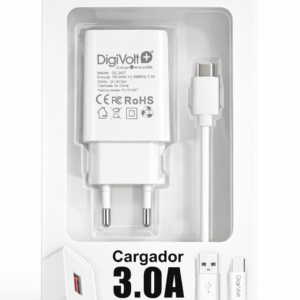 Cargador DigiVolt+ 3.0A Type-C – Modelo QC-2457