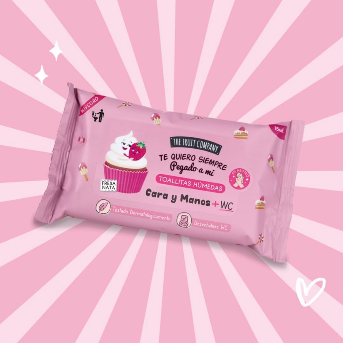 Toallitas Húmedas Fresa & Nata – The Fruit Company