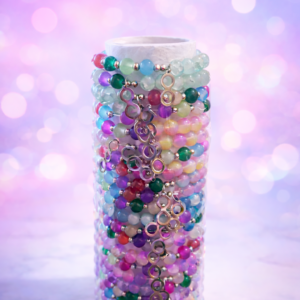 Pulsera de Cuentas de colores con Símbolo Infinito