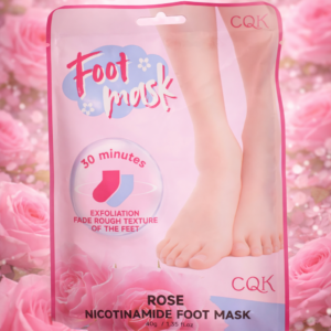 🌹✨ Mascarilla Exfoliante para Pies con Rosa & Niacinamida