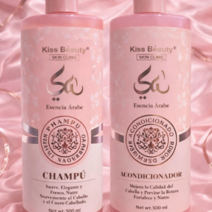 🌸 Pack Capilar Yara Rosa – Champú + Acondicionador