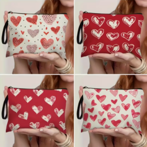 Neceser Corazones – Neceser de Maquillaje y Accesorios ❤️