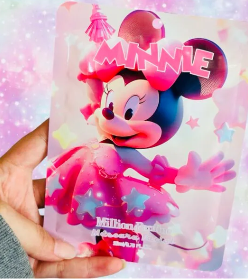 Mascarilla facial hidratante Minnie kawaii