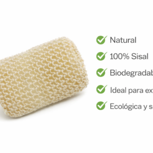 Esponja de Pita Natural Exfoliante – Fibra Vegetal 100% Natural