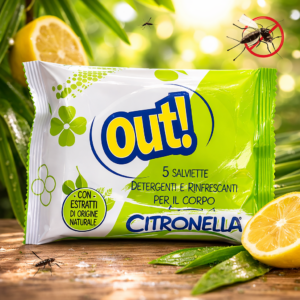 🦟Toallitas Corporales Citronella Anti Mosquitos Out!