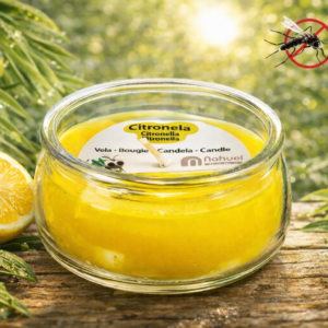 🦟Vela Citronela en Tarro de Cristal – Anti Mosquitos