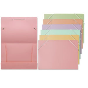 ✨ Carpeta A5 con Gomas Elásticas – Colores Pastel
