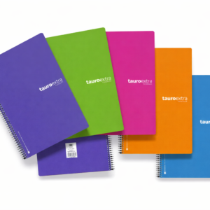 Libreta A5 Espiral Tauroextra – 80 Hojas Rayadas