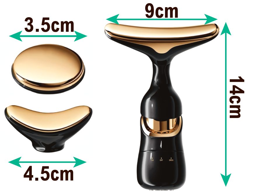 ✨ Masajeador Facial Eléctrico Color Negro - Imagen 2