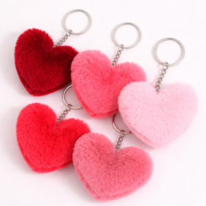 Llavero Corazón de Peluche
