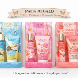 Set regalo COSMI Premium – Perfume + crema de manos