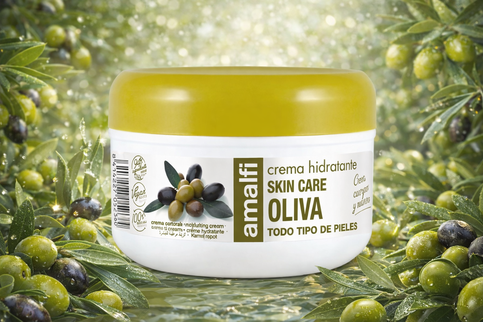 Crema Hidratante Corporal Oliva Amalfi 200 ml