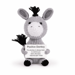Peluche Burrito “Positive Donkey” 🐴✨