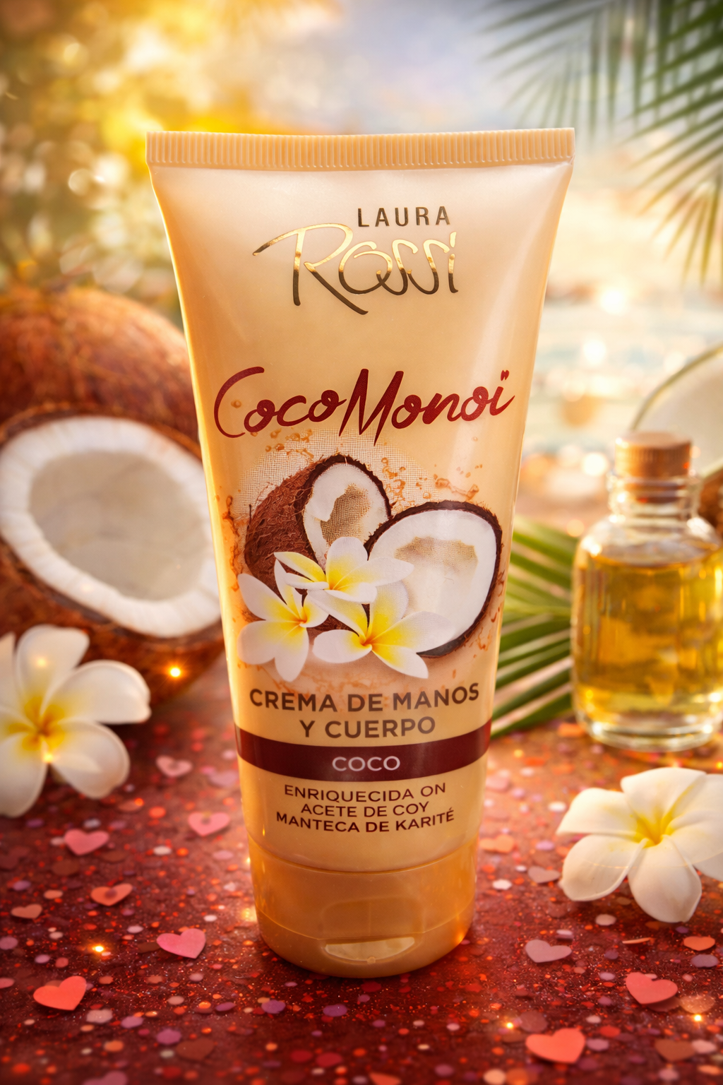 Crema de Manos y Cuerpo Coco & Monoï – Laura Rossi