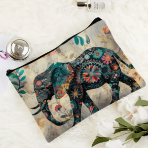 Neceser maquillaje elefante boho 🐘