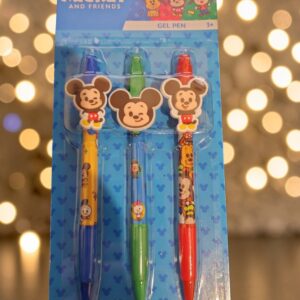 Set de 3 Bolígrafos Gel Mickey y Amigos