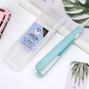 Mini Plancha de Pelo Compacta Azul Pastel Portátil de Viaje 💙✨