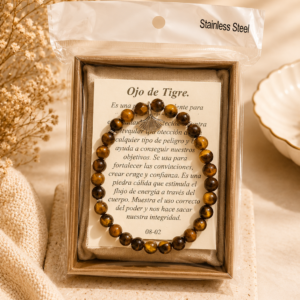 🐯Pulsera Ojo de Tigre – Confianza y Protección