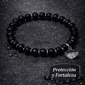🖤Pulsera de Ónix Negro – Protección y Fortaleza