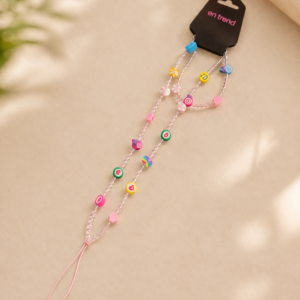 Llavero Kawaii para Móvil con Cuentas