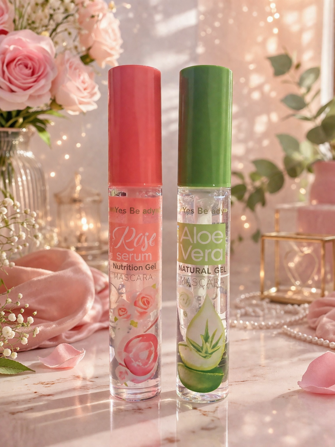 Gel Natural para Pestañas y Cejas 🌿 Hidratación y Fijación Ligera