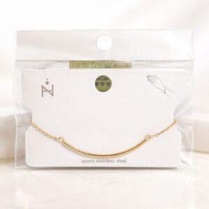 Pulsera Minimalista Dorada – Acero Inoxidable Elegante