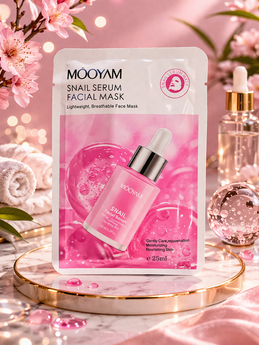 Mascarilla Facial de Baba de Caracol MOOYAM