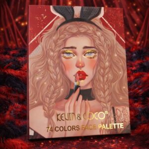 Paleta de maquillaje 74 colores – Edición lujo cabaret 💄✨