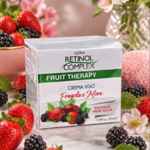 🍓✨ Crema Facial Retinol Fruit Therapy Fresa & Mora