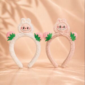 Diadema Skincare Kawaii con Fresas 🍓 – Suave y Cómoda