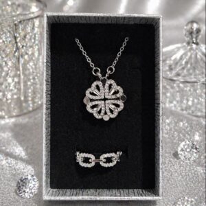 Set de Joyería Fantasía Elegante – Collar + Anillo a Juego ✨💍