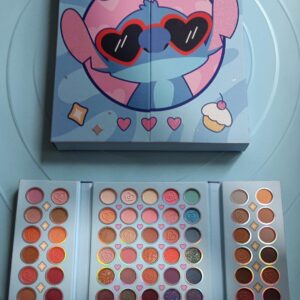 Paleta de Sombras Cute Stitch – Maquillaje Colorido💙🎨✨