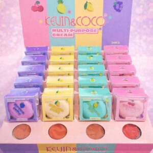 Kevin&Coco Fruit Fiesta – Blush Cremoso + Bálsamo Labial 2 en 1