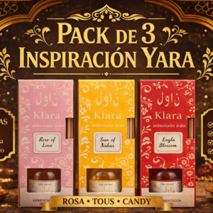 Pack Ambientadores Mikado 50ml – Inspiración Yara