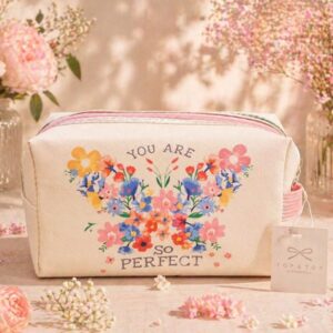 Neceser Floral Kawaii 💐 Bolso de Maquillaje “You Are So Perfect”
