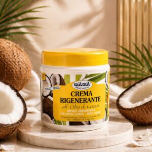 Crema Regenerante con Aceite de Coco para Cabello 1000mg🥥