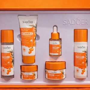 Set de Cuidado Facial Vitamina C SADOER ✨🍊