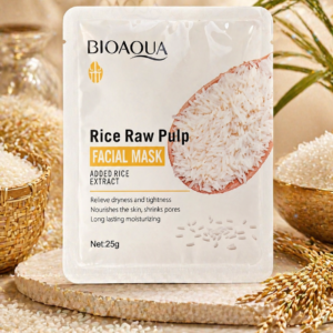 Mascarilla Facial de Arroz BIOAQUA 🌾– Rice Raw Pulp 25g