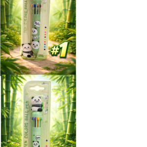 Bolígrafo Panda 10 colores – Bolígrafo multicolor