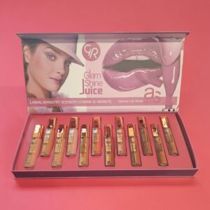 Set de 12 Gloss Labiales Glam Shine Juice 🌸