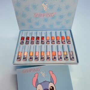 Set de 20 Lip Gloss Brillo Hidratante 💙Stitch 💙