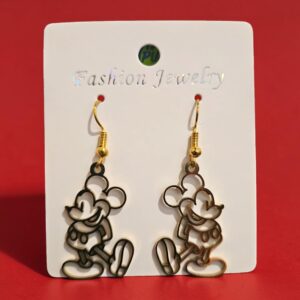 Pendientes colgantes Mickey Mouse Dorados 💎❤️