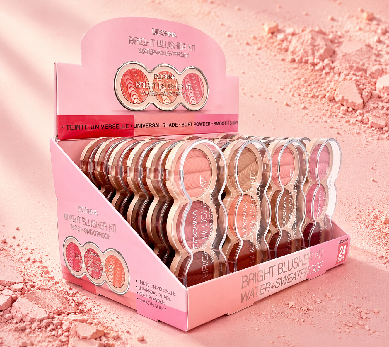 Paleta de Colorete Triple D’Donna Bright Blusher Kit ✨💖