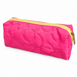 Estuche Acolchado Rosa Fucsia – Diseño Flower Style